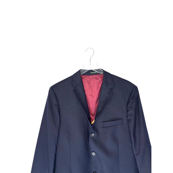 J.Crew Blazer Men's Navy Blue Legacy Sportscoat Wool Preppy Work Office Size 40S - Picture 6 of 12